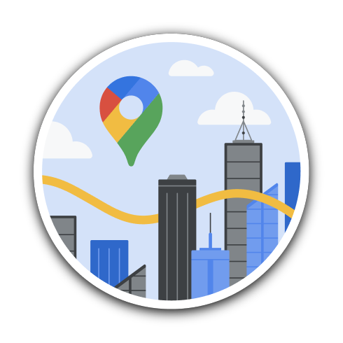 Badge Google Maps Platform